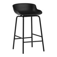 Normann Copenhagen Hyg barkruk H65 Black staal - thumbnail