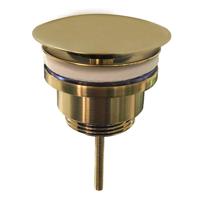 Wiesbaden Vaste Waste Caral Niet Afsluitbaar 5/4 Geborsteld Messing Goud - thumbnail