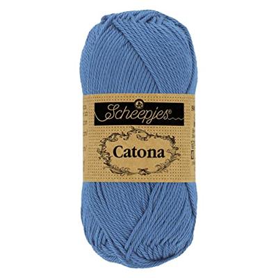 Scheepjes Catona - 10g - 261 Capri Blue - Haakgaren / Breigaren