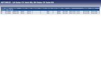 Homokineet reparatie set, aandrijfas ADT38925 - thumbnail