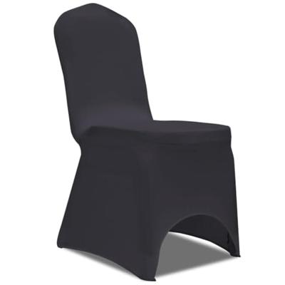 VidaXL Stoelhoes stretch antraciet 4 stuks VidaXL Stoelhoes stretch antraciet 4 stuks