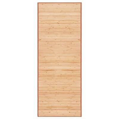 VidaXL Tapijt 80x200 cm bamboe bruin