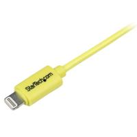StarTech.com USB-kabel voor Apple Lightning naar USB, voor iPhone, iPod, iPad, 1 m, geel (USBLT1MYL) - thumbnail