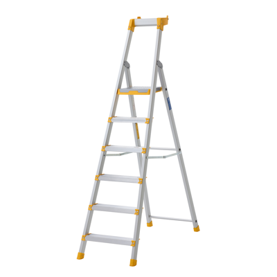 W.steps Aluminum trap 55P - 6 treden (1450 mm) - WI735506 W.steps Aluminum trap 55P - 6 treden (1450 mm) - WI735506