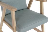 Schommelstoel DKD Home Decor Hemelsblauw Natuurlijk Hout Beukenhout Hout MDF 81 x 58 x 90 cm - thumbnail