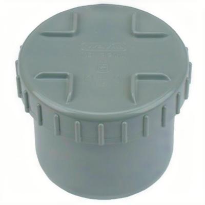 Wavin PVC Eindstuk met Schroefdeksel 125mm - Weerbestendig & Gebruiksvriendelijk