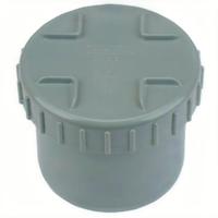 Wavin PVC Eindstuk met Schroefdeksel 125mm - Weerbestendig & Gebruiksvriendelijk - thumbnail