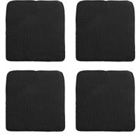 Wicker multi Rib black 48 cm x 48 cm (4 stuks) Madison - Madison - thumbnail