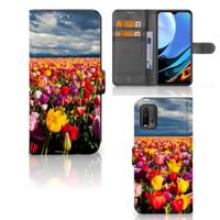 Xiaomi Redmi 9T | Poco M3 Hoesje Tulpen - thumbnail