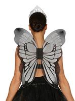 Zilveren Vlinder Vleugels 46x54 cm - thumbnail