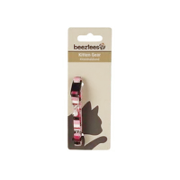 Beeztees Kittenbandje Joy Roze 14-23cm 8mm - thumbnail