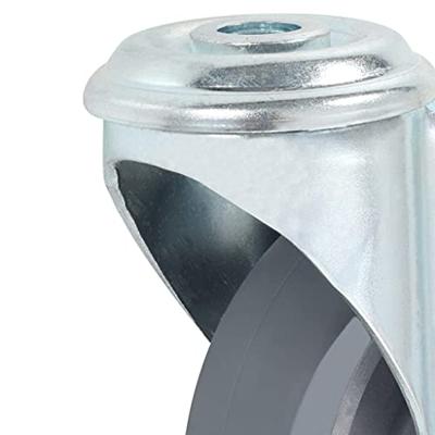 VidaXL Zwenkwielen met boutgaten 4 st 100 mm