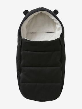 Voetenzak en reiswieg van waterafstotende stof zwart