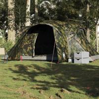 VidaXL Koepeltent 6-persoons waterdicht camouflage - thumbnail