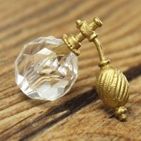 3 stuks 1:12 Doll House miniatuur badkamer slaapkamer toilettafel accessoires transparante parfum fles - thumbnail