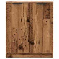 Schoenenkast 59x35x70 cm bewerkt hout oud houtkleurig - thumbnail