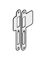 GU meerpuntslotplaat GU draairichting 4 lange lip 9-38461-02r - thumbnail