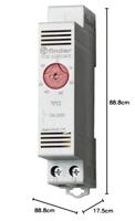Finder Thermostaat voor schakelkastverwarming 7T.81.0.000.2403 250 V/AC 1x NC (l x b x h) 88.8 x 17.5 x 47.8 mm 1 stuk(s) - thumbnail