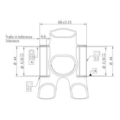 Miche Evo Max Trapas 68x42mm (BB30) - Zwart