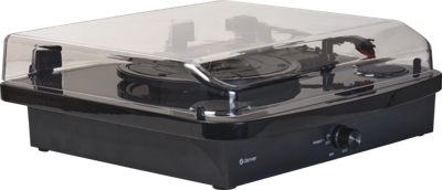 Denver VPL-230B Platenspeler Belt drive Zwart