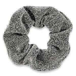 scrunchie Glitter Silver grey