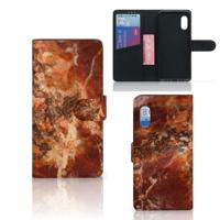 Samsung Xcover Pro | Bookcase | Marmer Bruin - thumbnail