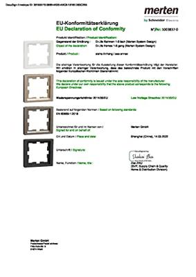 Merten MEG4123-6035 Afdekking System Design Wit 1 stuk(s)