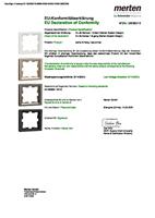 Merten MEG4123-6035 Afdekking System Design Wit 1 stuk(s) - thumbnail