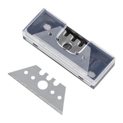 Wolfcraft 4314000 Professionele trapeziummesjes 0,65 x 52 mm 100 stuk(s) Wolfcraft 4314000 Professionele trapeziummesjes 0,65 x 52 mm 100 stuk(s)