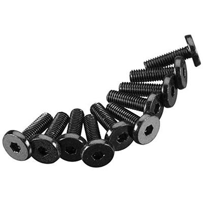 M3x10mm Oversized Flat Hex Socket (Black) (10pcs) (AXA0109)