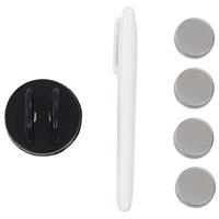 VidaXL Schoolbord voor aan de wand magnetisch 60x40 cm glas - thumbnail