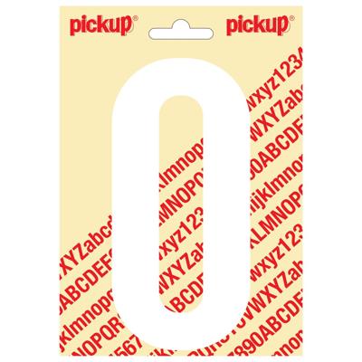 Plakcijfer Nobel Sticker getal 0 wit Pickup - Pickup Plakcijfer Nobel Sticker getal 0 wit Pickup - Pickup
