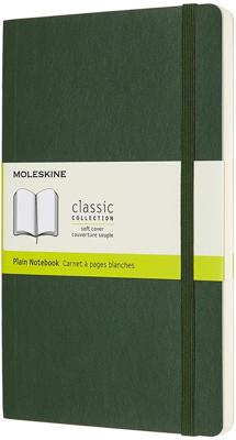 Notitieboek moleskine large 130x210mm blc sc green