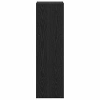 Boekenkast Zwart eiken 99 x 29 x 99 cm Bewerkt hout - thumbnail