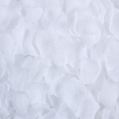 1000 PCS kunstmatige bruiloft steeg bloemblaadjes bloemen bruiloft decoraties (wit)