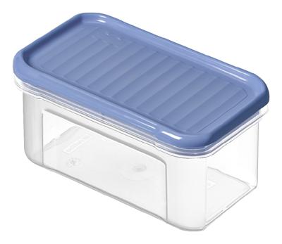 Rotho Domino Bewaardoos 0.5L Horizon Blauw/Transparant