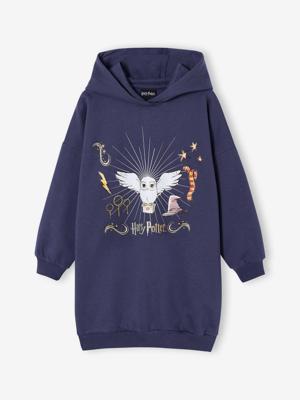 Harry Potter sweaterjurk met capuchon voor meisjes nachtblauw