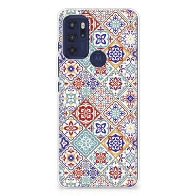 Motorola Moto G60s | TPU | Siliconen hoesje | Tiles Color Motorola Moto G60s | TPU | Siliconen hoesje | Tiles Color