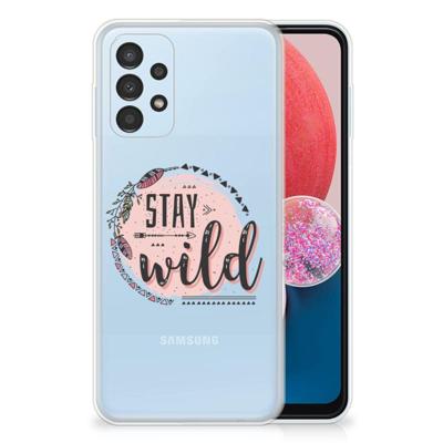 Samsung Galaxy A13 4G Telefoonhoesje met Naam Boho Stay Wild Samsung Galaxy A13 4G Telefoonhoesje met Naam Boho Stay Wild