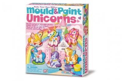 4m Gips gieten en verven: eenhoorn 8-delig 4m Gips gieten en verven: eenhoorn 8-delig