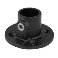 Voetplaat zwart 27mm - thumbnail