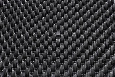 Borstelmat voor Paard, Kalf, Geit Zwart (L40xB30cm) Borstelmat voor Paard, Kalf, Geit Zwart (L40xB30cm)