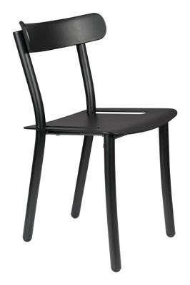 Zuiver Tuinstoel 'Friday' kleur Zwart