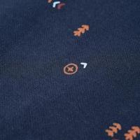 Kindertrui 92 gemleerd marineblauw - thumbnail