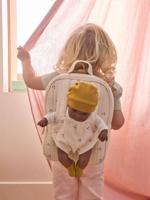 Rugzak met houder voor poppen CHERRY rood - thumbnail