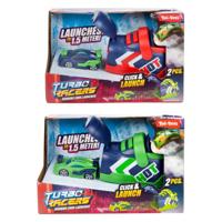 Toi-Toys Turbo racers rally auto met schoen afschieter - thumbnail