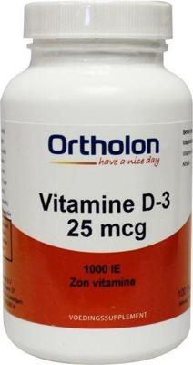 Ortholon Vitamine D3 25 mcg Softgels