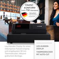 Olympia K 100 Kasregister Zwart - thumbnail