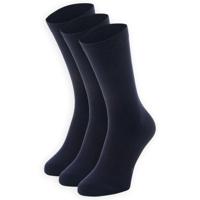 Daily Sok Bio-Katoen 3-Pack | Donkerblauw | 43/46 - thumbnail