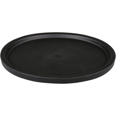 Ornamin Deksel | TPE | rond | reusable | onbreekbaar | Ø170mm | zwart | 10 stuks